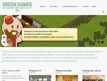 Tablet Screenshot of greengamesproject.com